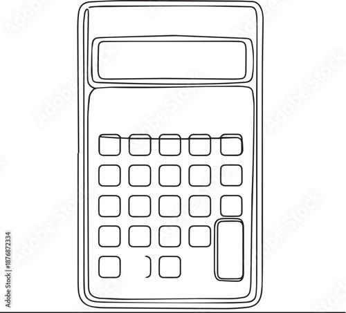 Modern calculator for financial calculations