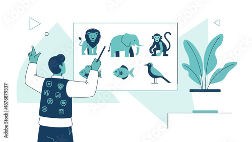 Explanatory Presentation On Diverse Animal Species And Nature Conversation Concept