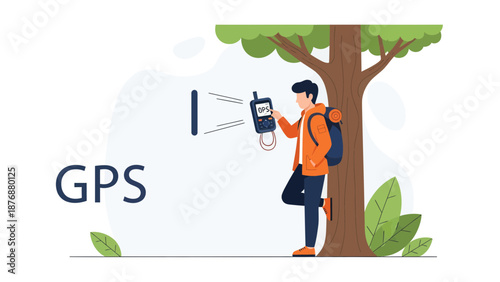 Finding Route With Global Positioning System In The Forest Using Satellite Signals