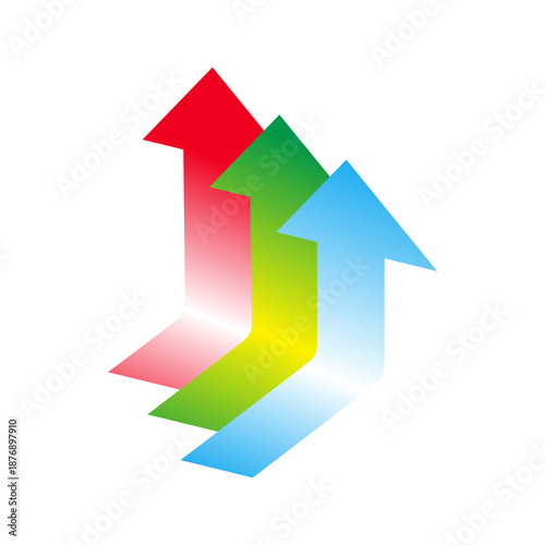 Free Download colorful arrows isolated on white - GFXLoad