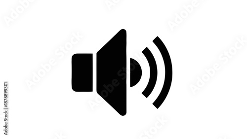 Sound volume speaker icon