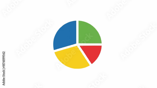 A colorful pie chart icon representing data visualization and statistics for business reports. Free Download A colorful pie chart icon representing data visualization and statistics for business reports. - GFXLoad