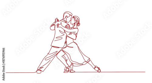 Couple Dancing Together in Harmony.