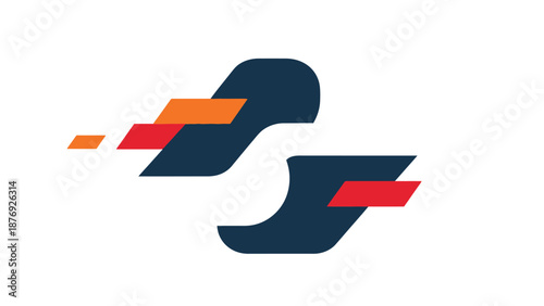 Wallpaper Mural Stylized Letter S Logo Design Element. Torontodigital.ca