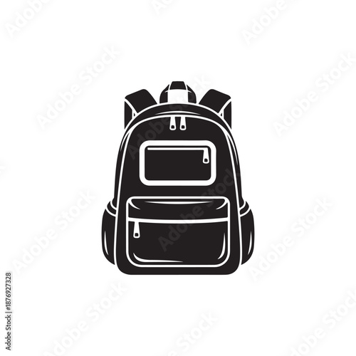 Modern backpack with multiple pockets