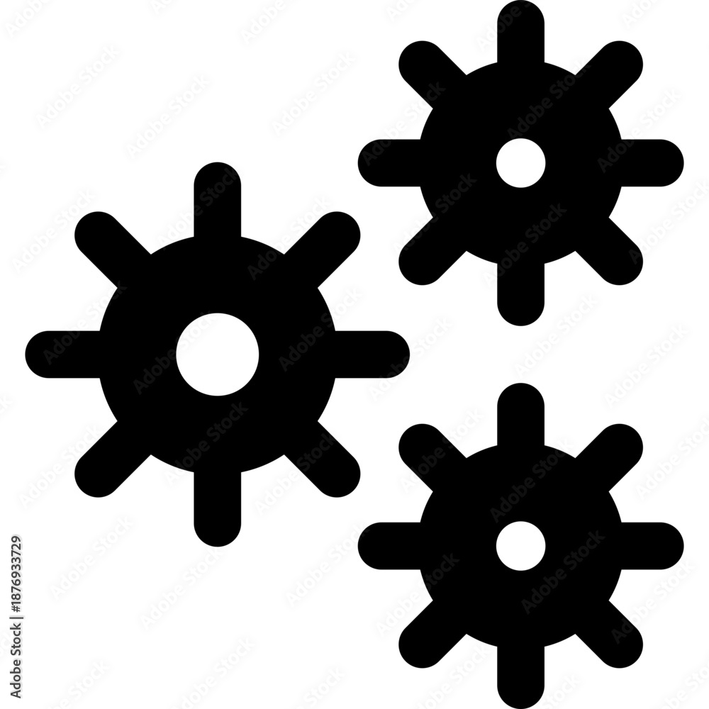 Obraz premium gear icon vector illustration