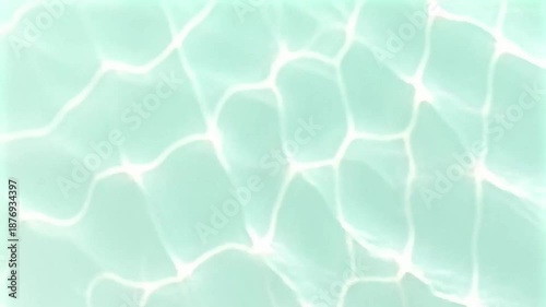 Calm Aqua Water Surface Light Reflections Abstract Video Loop Background