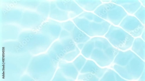 Dynamic serene blue water ripples pattern for calm background video