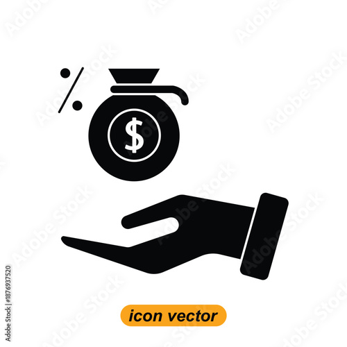 creditor icons. Flat illustrations of creditor vector icons for the web. Vector illustrations of company icons.