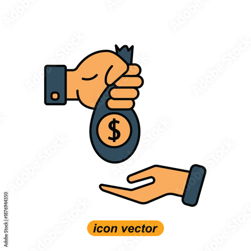 loan icons. Flat illustrations of loan vector icons for the web. Vector illustrations of company icons.