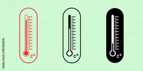 set of thermometers