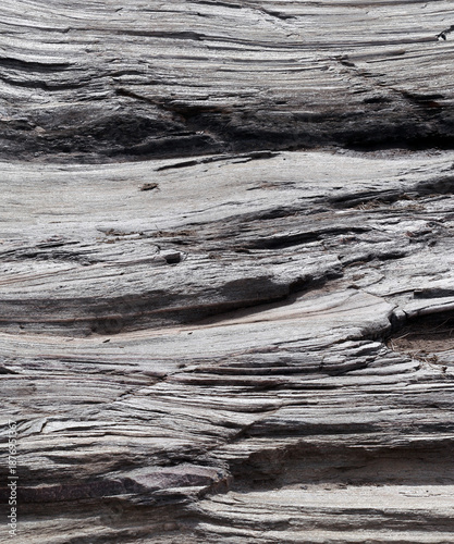 The meandering texture of the stone