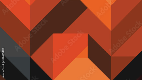 Geometric Abstract Pattern With Warm Earth Tones And Sharp Angles background texture
