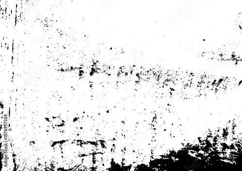 Rustic grunge texture with grain and stains. Abstract noise background. PNG graphic illustration with transparent background.