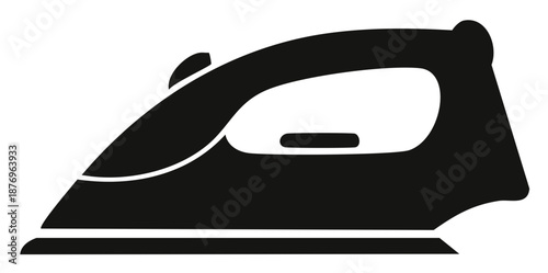 Black and White Iron Illustration