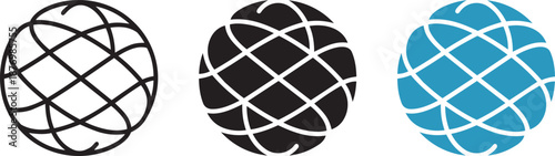 Global network connected sphere internet technology abstract connection worldwide communication digital business