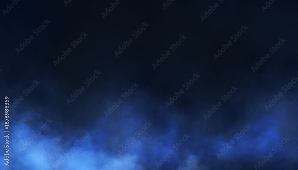 Fototapeta premium reflection of neon lights, a searchlight, smoke. Abstract light in a dark empty street with smoke, smog. Dark background scene of empty street, night view, night city.