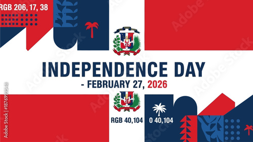 Vibrant Independence Day celebration in Dominican Republic on February 27