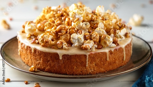 Wallpaper Mural Popcorn Cake Garnish Torontodigital.ca