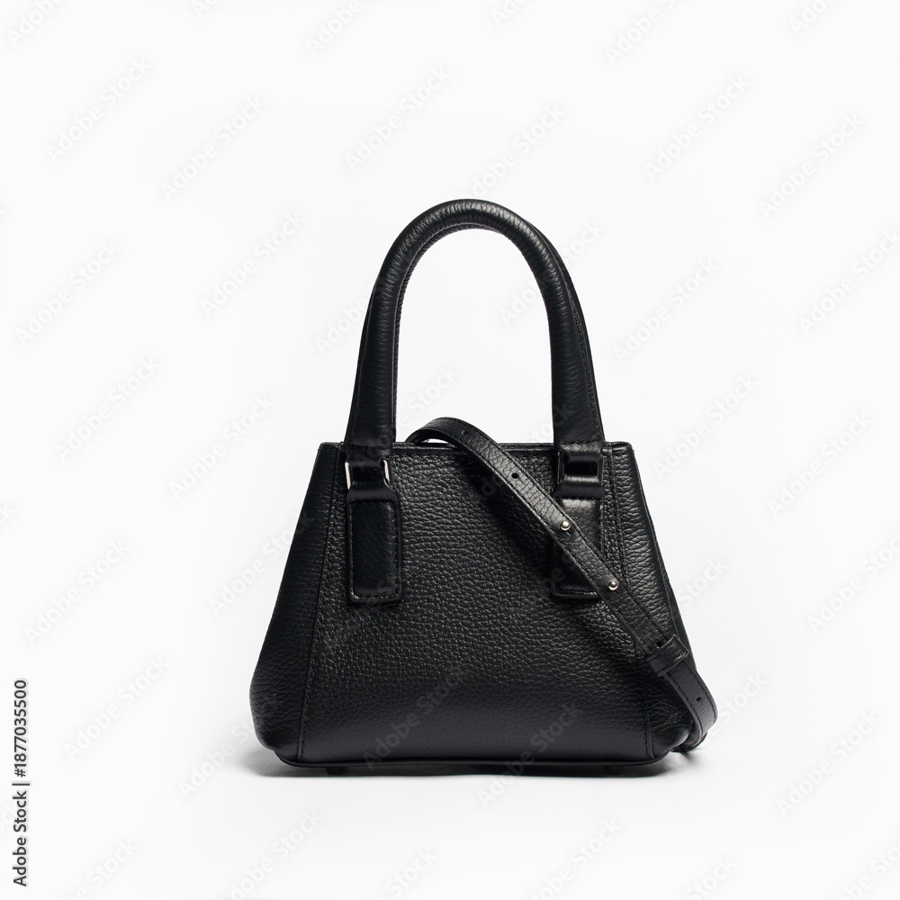Naklejka premium Women's handbag on a white background.