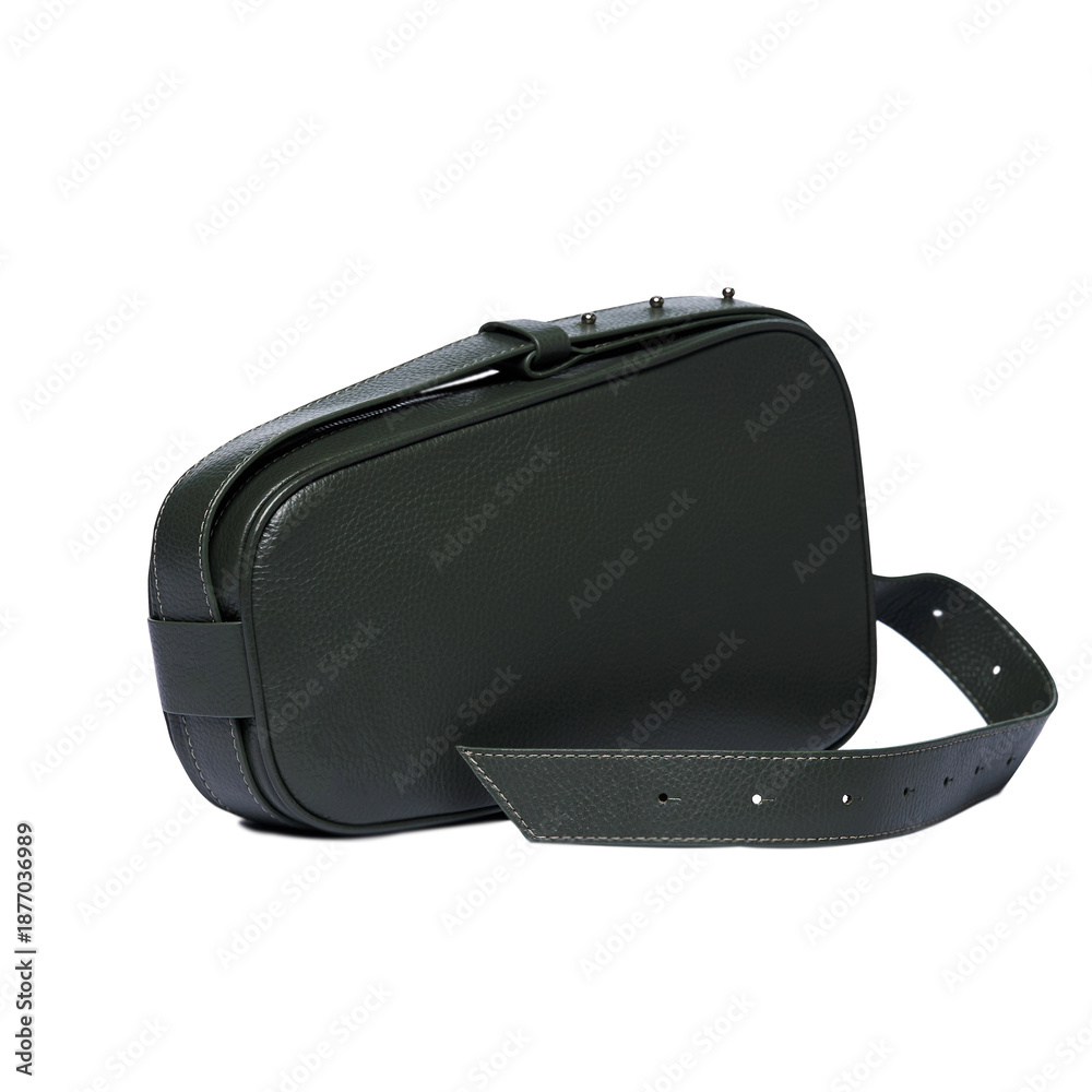 Fototapeta premium Women's handbag on a white background.