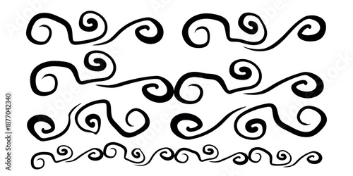 Hand drawn vintage ornate elements, scroll, dividers, wreaths, border frames. Floral ornamental set. Vector hand drawn illustration for greeting cards, wedding invitations. Copy space.