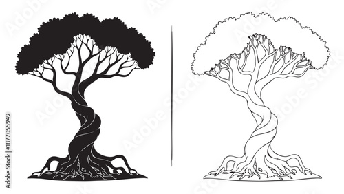 A vibrant close-up photograph of a professional photographer using a modern DSLR camera to capture a scenic landscape during the golden hour at a popular travel destination