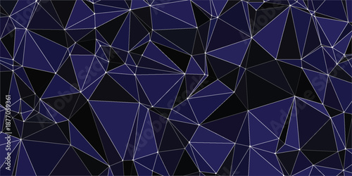 digital blue abstract Low-Poly background. triangulated texture. premium blue vector art