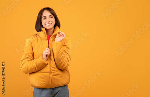 Tablou pe pânză Autumn clothes concept