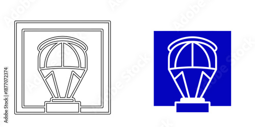 Crypto Mining Icon with Pickaxe and Dollar Coin, Digital Currency Extraction and Web3 Concept