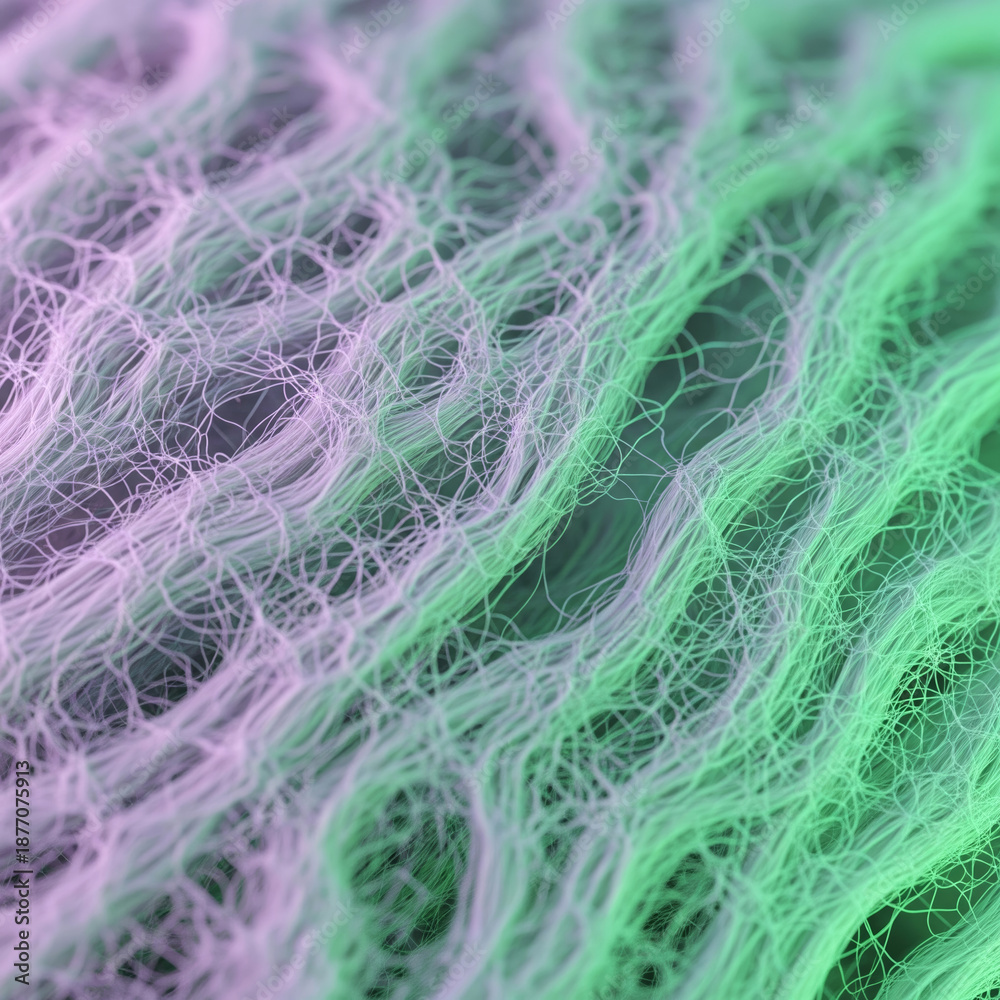 Obraz premium Macro Texture of Pastel Light Threads on Cortex