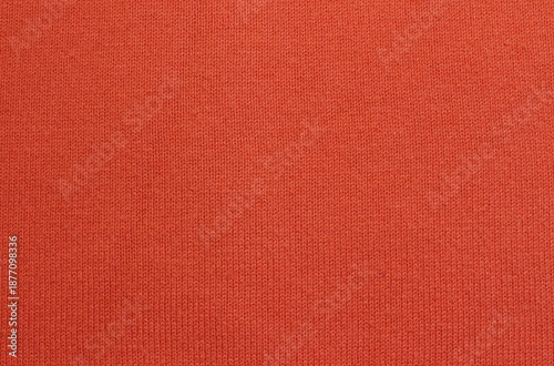 Tableau sur toile Close-up orange knitted texture background
