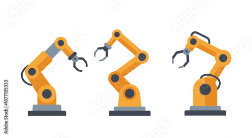 Illustration set of various USB docking stations and computer peripherals.