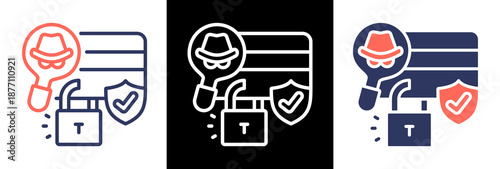 Fraud Protection triplestyle icon