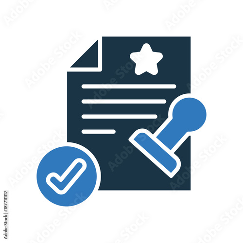 Brand Licensing mixed color icon