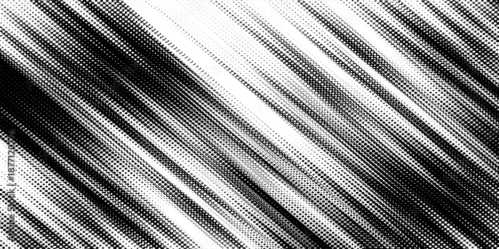 Obraz premium Abstract vector tornado monochrome halftone background. Scratched dots texture element.vector illustration