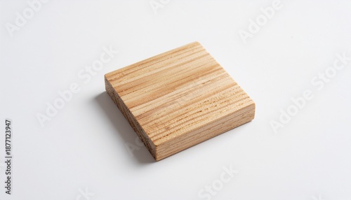 Square Wooden Tile Isolated for Commercial Use