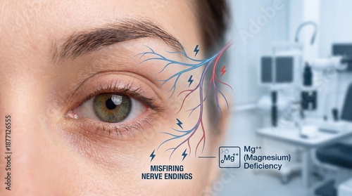 Eye illustration demonstrat...