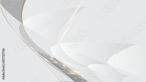 Luxury white gold background