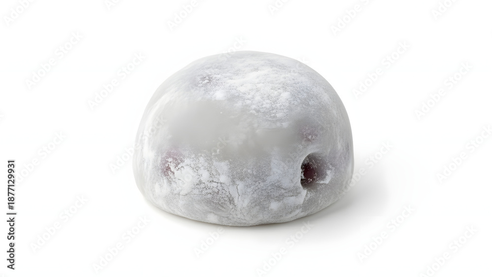 Obraz premium Soft Japanese mochi filled with sweet red bean paste (Mochi Daifuku)