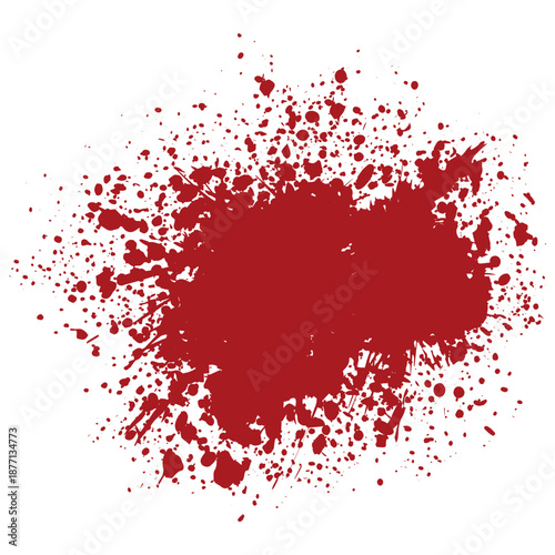 Blood Splatter Splash Stain Illustration Vector