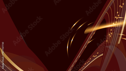 dark red and gold abstract background