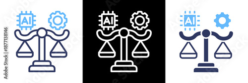 Ai Ethics triple icon