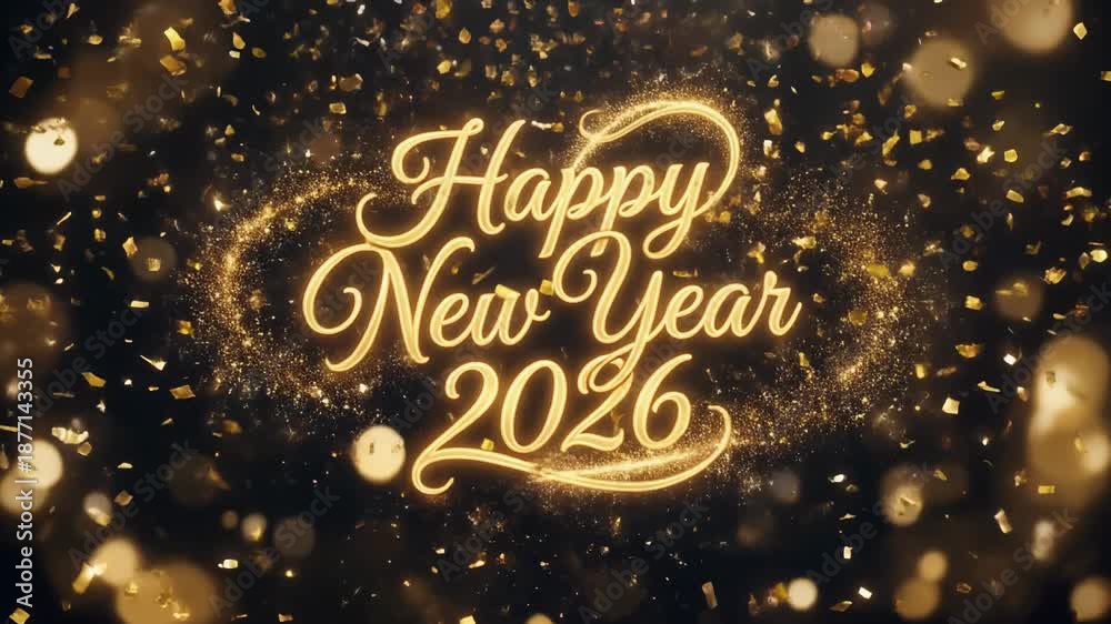 custom made wallpaper toronto digitalCelebrate the New Year 2026 with festive golden decorations and sparkles for your party invitations