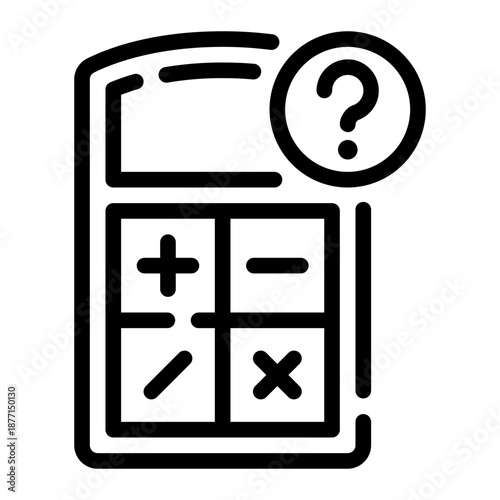 question line icon