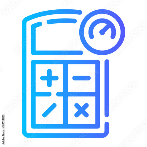 performance gradient icon