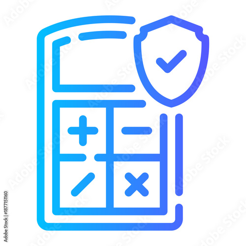 shield gradient icon