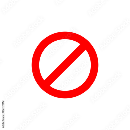 No entry sign: An iconic symbol of prohibition, the vivid red no entry sign commands attention, communicating a clear message of denial. 