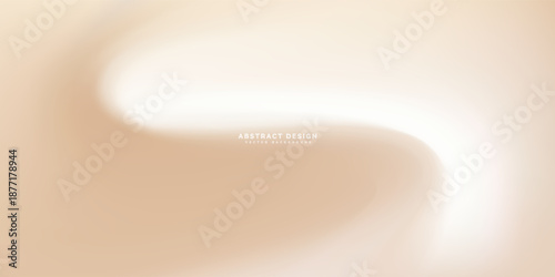 Smooth liquid beige, golden colored vector background modern design abstrac bacground illustration