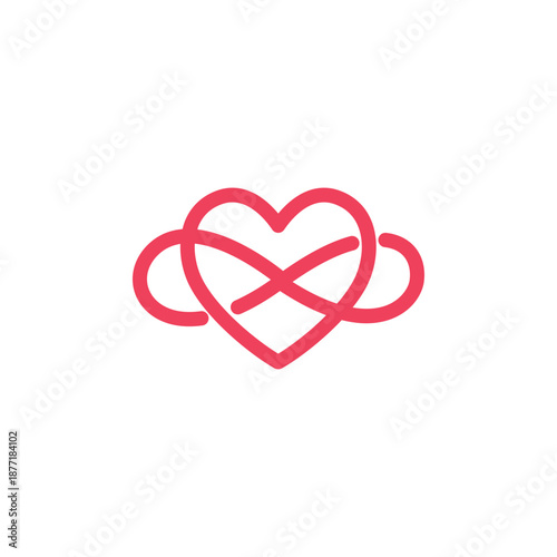 infinity looping love symbol